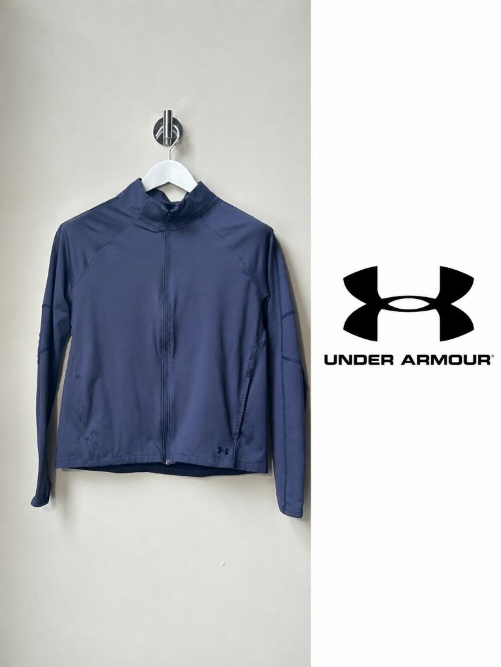Under Armour Women’s Loose Full Zip Training Jacket Purple Size S Athletic Runni